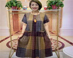 遮肚減齡連衣裙