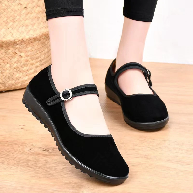 厚底舒適平底鞋