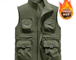 工裝多口袋馬甲